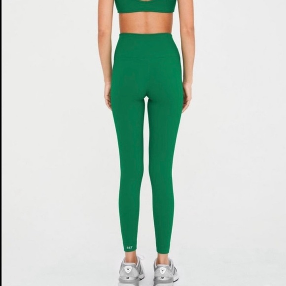SET Active Sportbody Leggings in Palm Green size L (large) - Picture 2 of 6